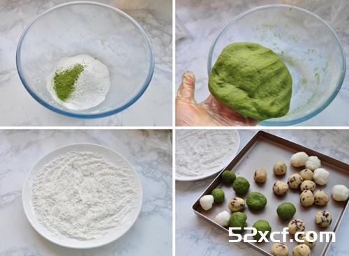 绿豆沙蔓越莓冰皮月饼做法