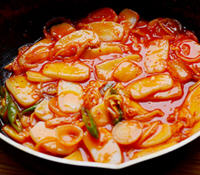 韩式辣白菜炒年糕的做法教
