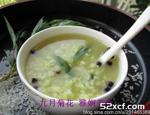 清香祛火竹叶粥的做法
