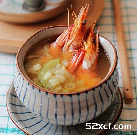 大虾丝瓜汤的做法