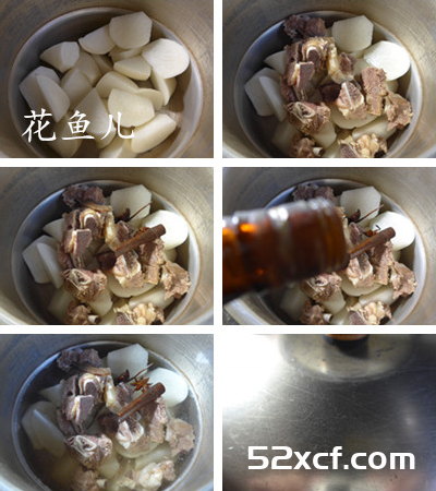 牛排骨萝卜汤的做法