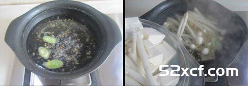 鱼糕豆腐锅的做法