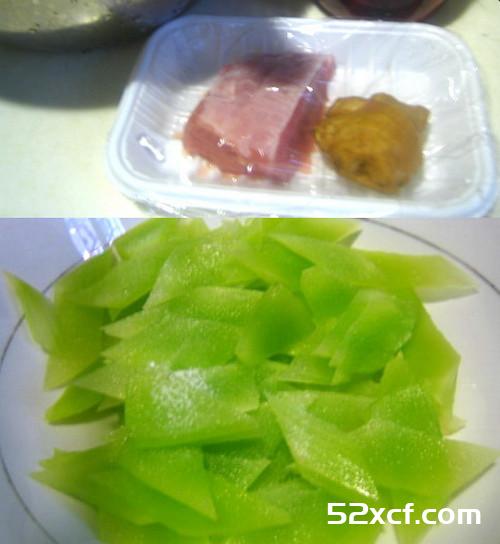 下饭菜：泡椒青笋炒肉片