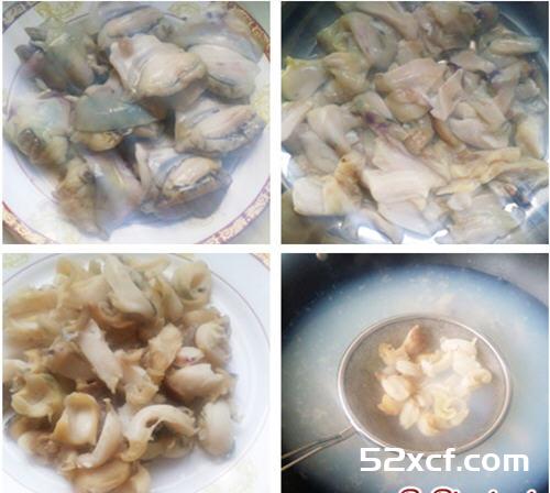 海螺拌菠菜的做法