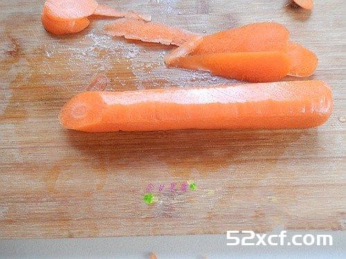 胡萝卜怎么切成菱形图文教程