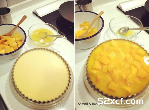 免烤箱烘焙的芒果慕斯蛋糕制作
