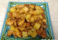 简易版酸甜菠萝鸡的做法