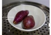 不用烤箱的椰蓉紫薯糕
