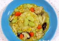 皇帝豆鸡肉咖哩饭的做法