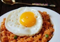 韩国泡菜炒饭的做法,