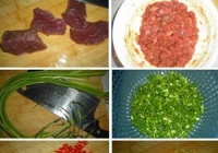 蒜苔牛肉粒的做法