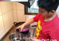 紫米红豆鲜奶糕的制