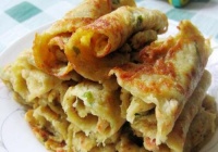 香肠土豆黄瓜丝饼的做法教