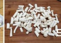 白雪菇炒空心菜的做法