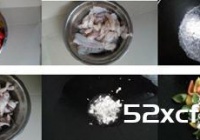 三色炒鱿鱼须的做法
