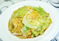 鸡蛋炒包心菜的做法