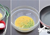 榨菜香葱蛋饼的做法