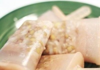 西米绿豆冰棒的做法