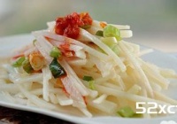 葱油藕条的做法