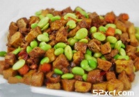 纯素的酱爆豆干做法