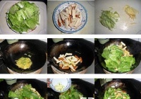 熏干炒莴笋叶的做法