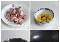 黑啤板栗烧鸡的做法