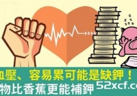 高血压容易累是身体内缺钾吃5食物比香蕉更能补钾
