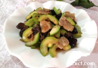 西葫芦黑木耳炒肉片的做法教
