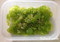 肯德基照烧鸡腿饭里面的腌莴笋片