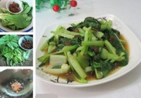 豆香小白菜的做法