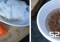 胡萝卜炒饭的做法