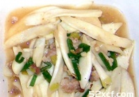 茭白笋炒肉末的做法