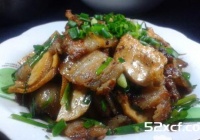 韭菜豆干炒肉的做法