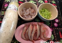 虾肉酿白萝卜的做法