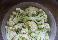 腊肉炒有机菜花