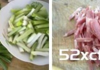 青蒜炒肉的做法