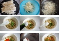 红油金针菇的做法