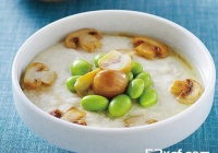 松茸蒸豆泥的做法