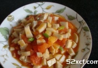 西红柿炒杏鲍菇的做法