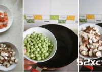 三文鱼豌豆小炒的做法