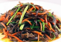 小炒黑木耳丝的家常做法
