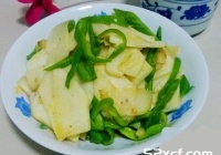 青椒炒地瓜的做法