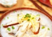 香菇鸡肉粥的做法