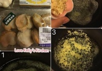 牛油蒜蓉炒带子的做法
