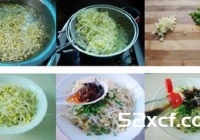 油鸡枞拌黄豆芽怎么做