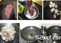 百合炒肉末的做法