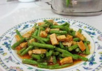 豆角炒豆腐干的做法