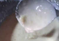 不加糖的香蕉牛奶冰淇淋