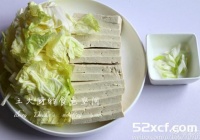 大白菜煎豆腐的做法