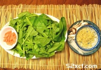 黯香孜然菠菜的做法